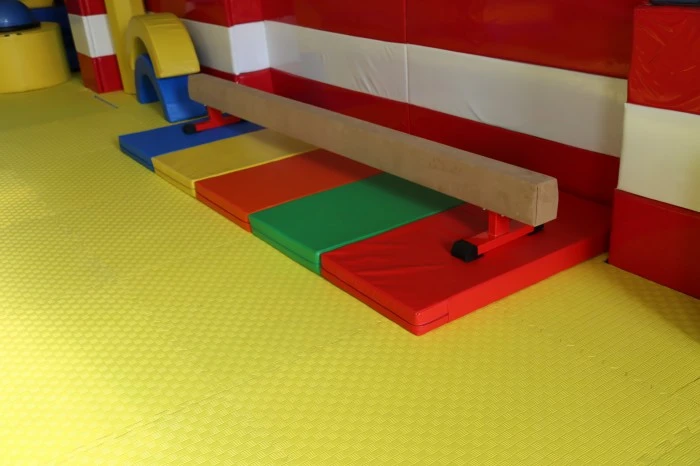 Low Balance Beam And Mats